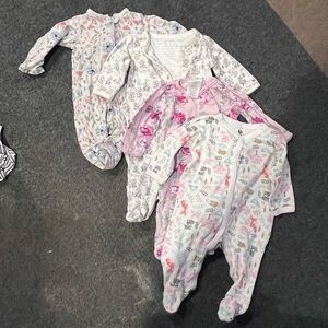 Floral and Animal Print Kids One Pieces